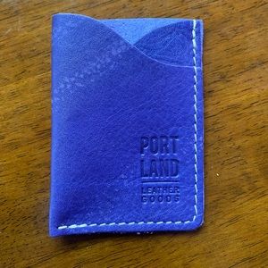 Portland Leather Goods Minimalist Wallet - Violet